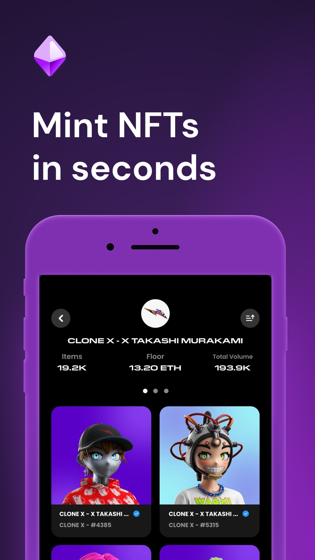 Mint NFTs On Galleria For IPhone - Download