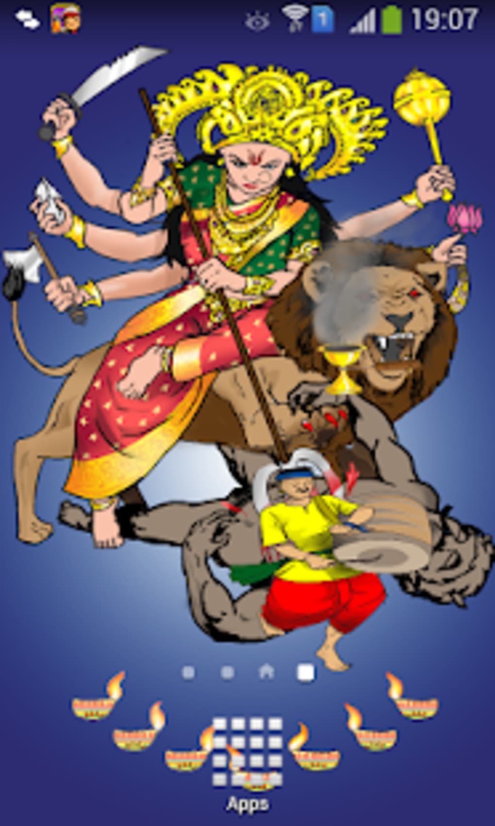 Maa Durga Live Wallpaper APK for Android - Download