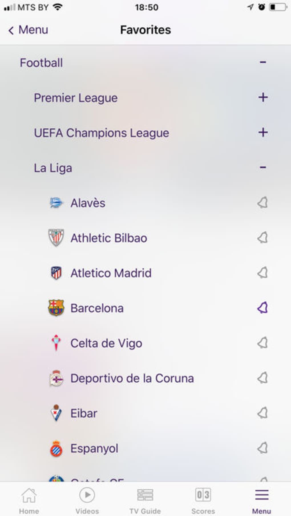 beIN SPORTS for iPhone