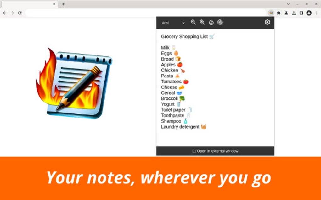 FireNotes Notepad for Google Chrome Extension Download