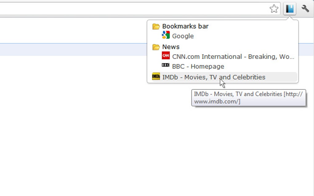 Minimal Bookmarks Tree for Google Chrome - Extension Download