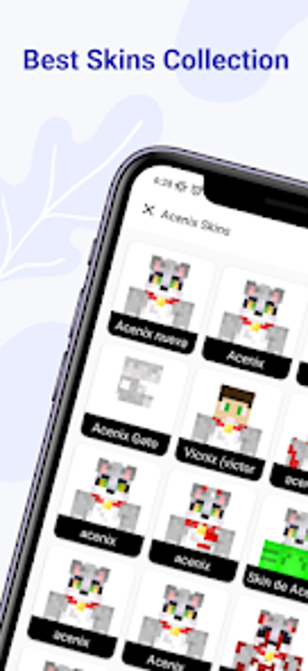 Android 용 Acenix Skins for Minecraft - 다운로드