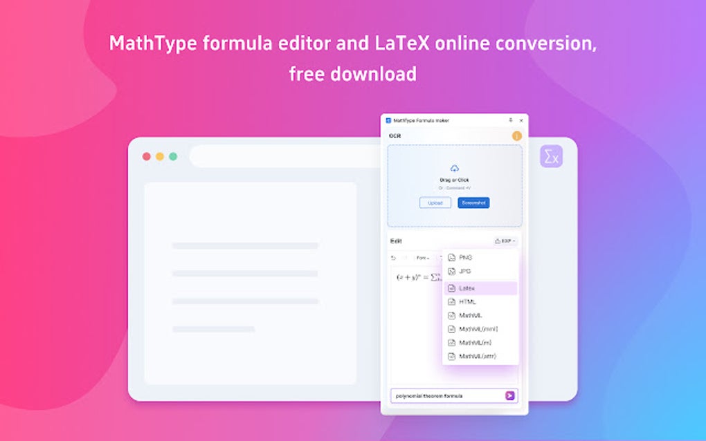 AI Formula Editor para Google Chrome - Extensión Descargar