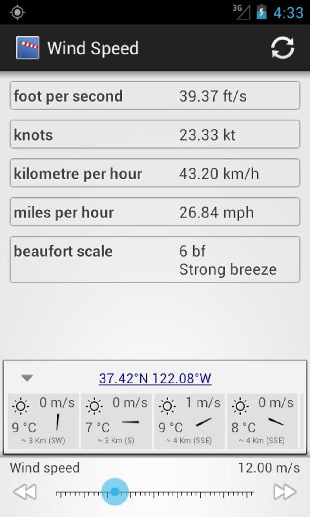 Wind speed converter APK for Android - Download