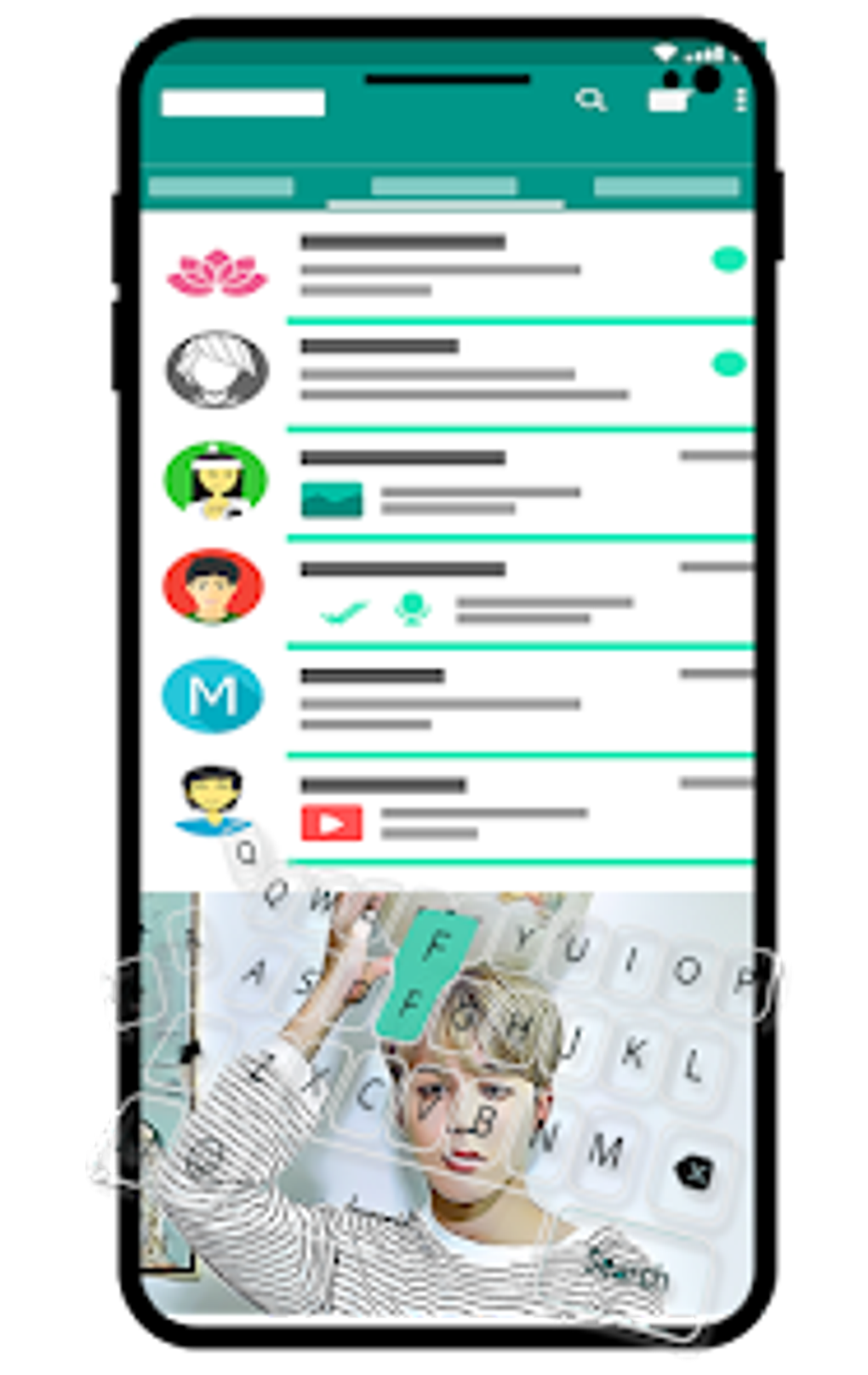 Android için Keyboard Art Jimin Theme - İndir