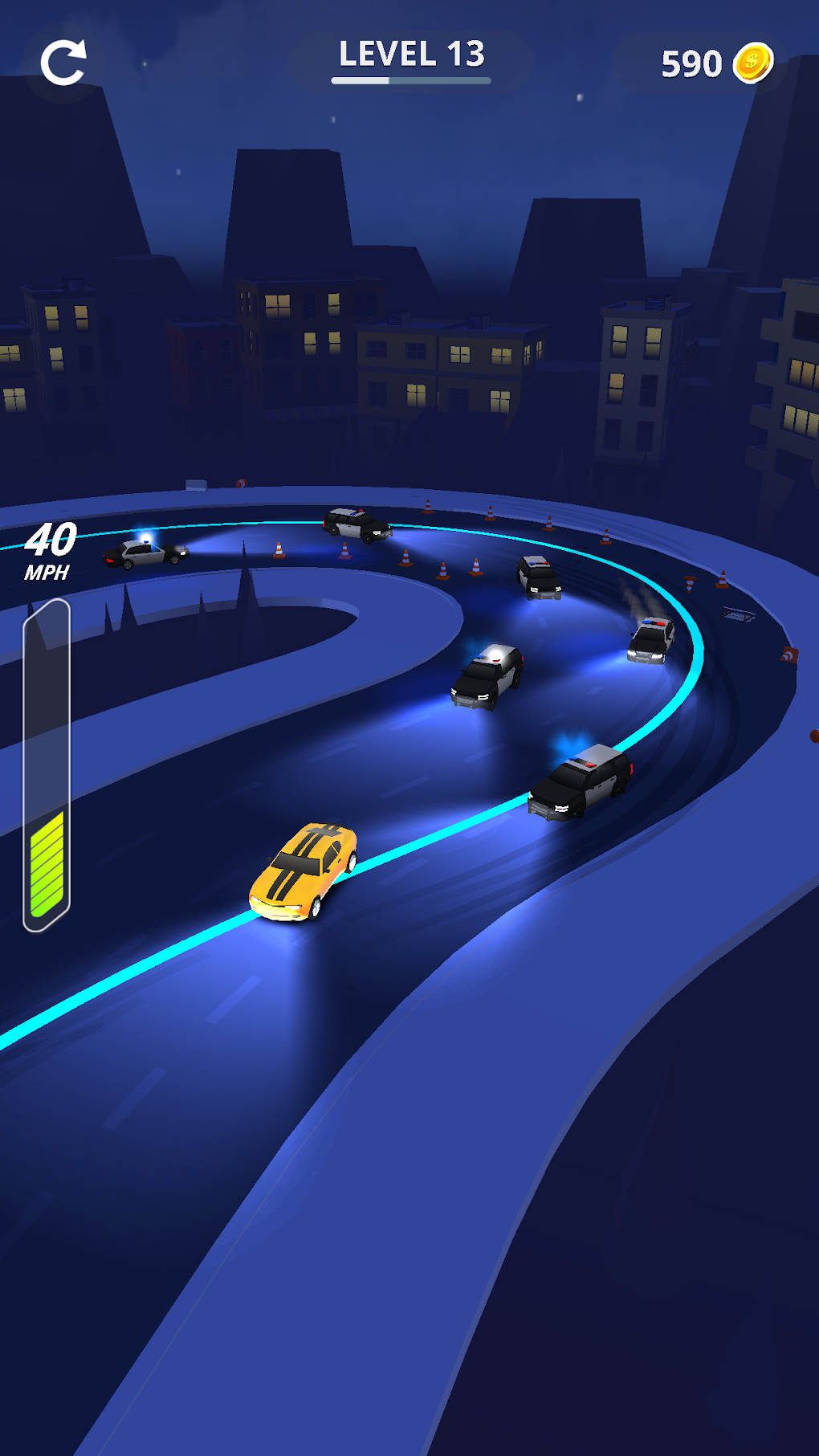 Line Race: Police Pursuit APK для Android — Скачать