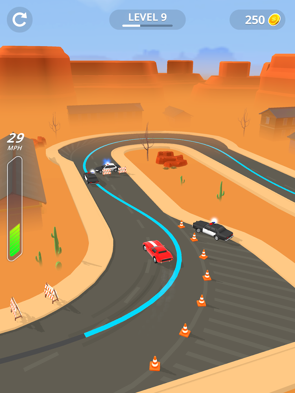 Line Race: Police Pursuit APK для Android — Скачать