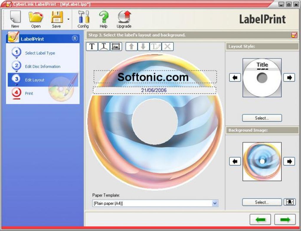 Softonic. CYBERLINK LABELPRINT 2.5.5.6902.