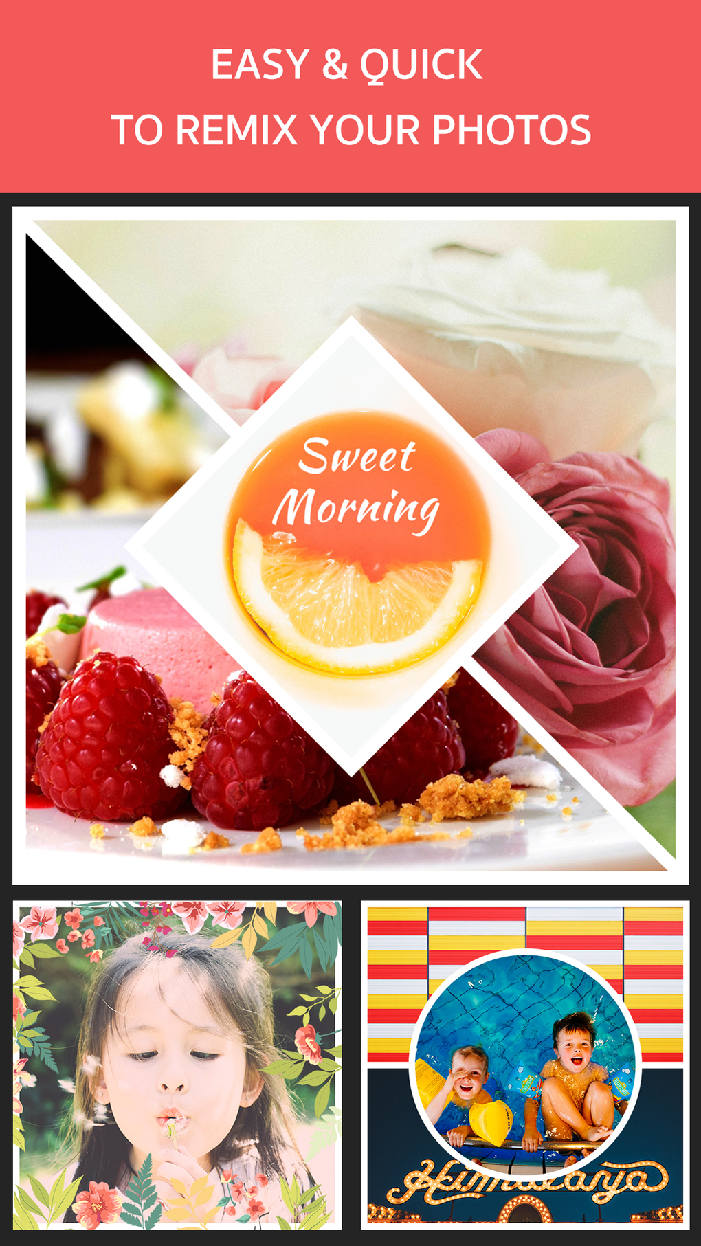 Photo Frame Editor Pic Collage Maker Free for iPhone 無料・ダウンロード