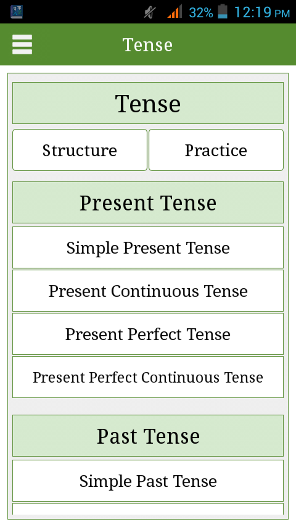 English Tenses with SEP APK для Android — Скачать