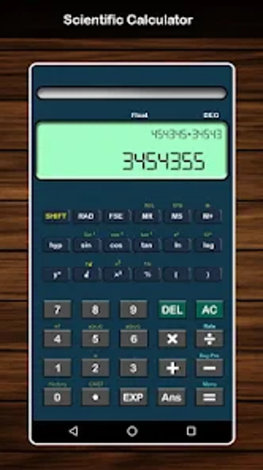 Advanced Scientific Calculator For Android - Download