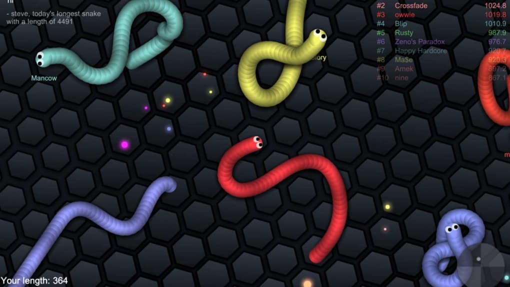 Slither.io lucky move snake 🐍 MLG 🎮 Gaming TOP 10 killers : r