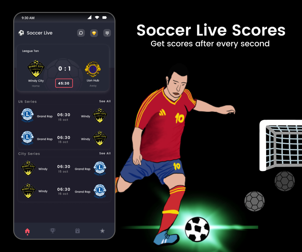 Football Live Soccer Update для Android — Скачать