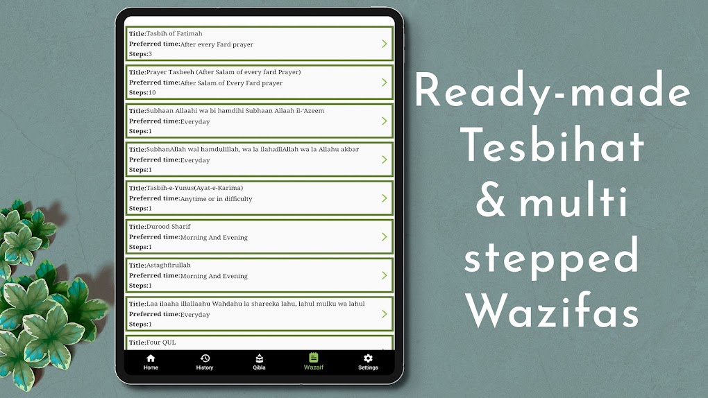 Tasbih Sebha & Qibla direction for Android - Free App Download