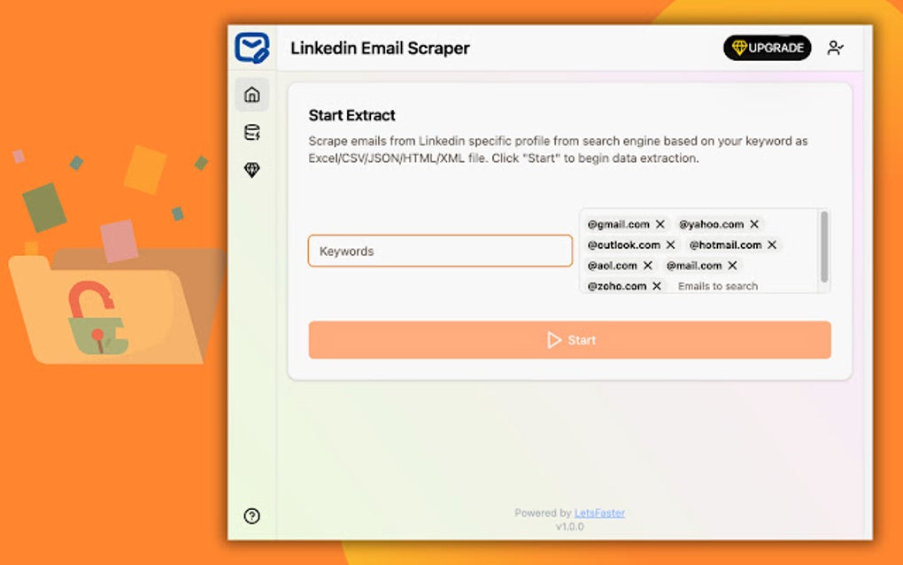 Linkedin Email Scraper for Google - Linkedin Email Scraper Screenshot 
