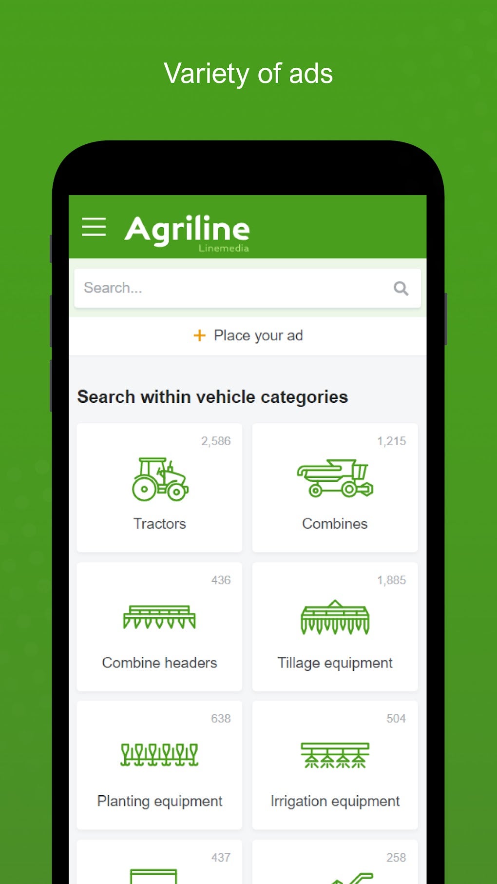 Agriline: farm machinery для Android — Скачать