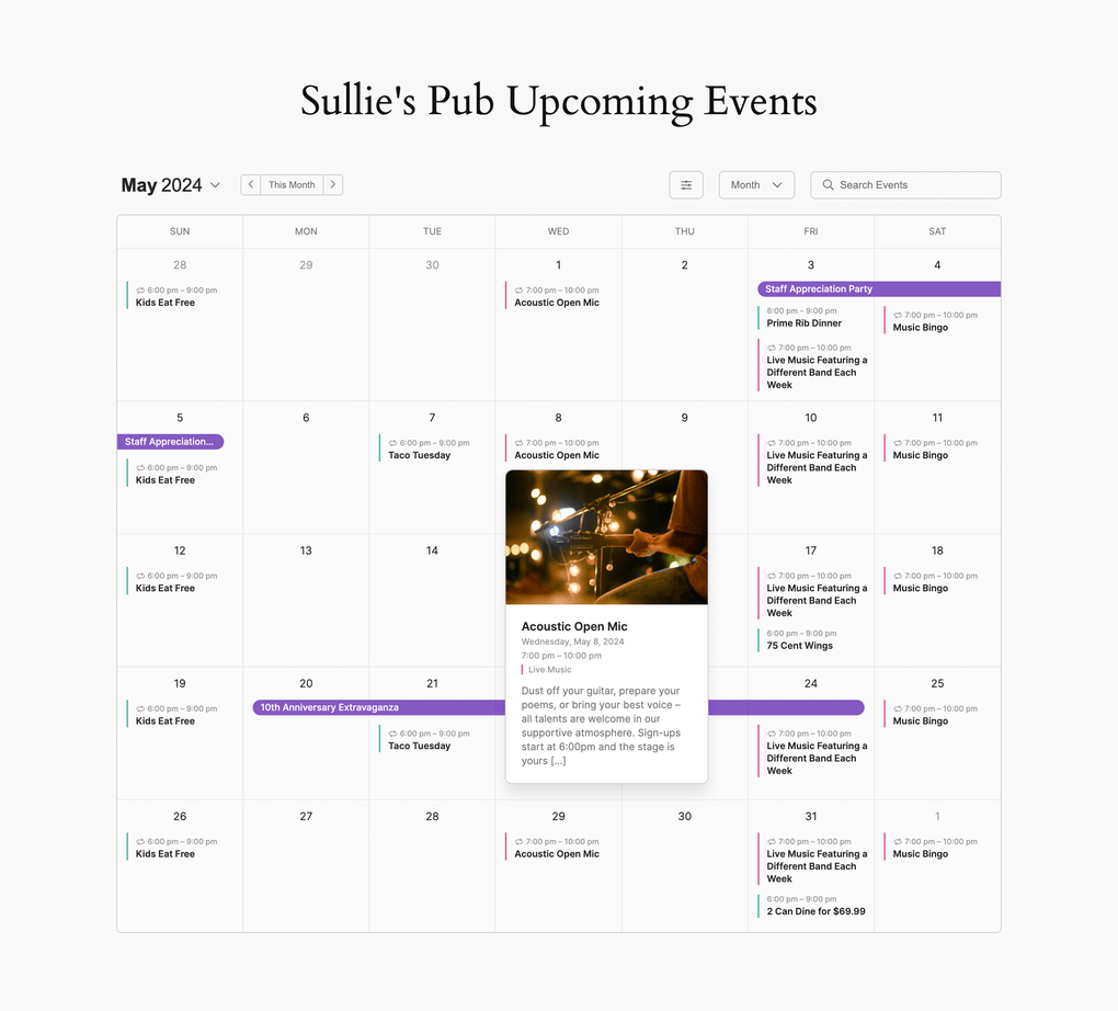 Sugar Calendar 8211 Simple Event Management for WordPress Download