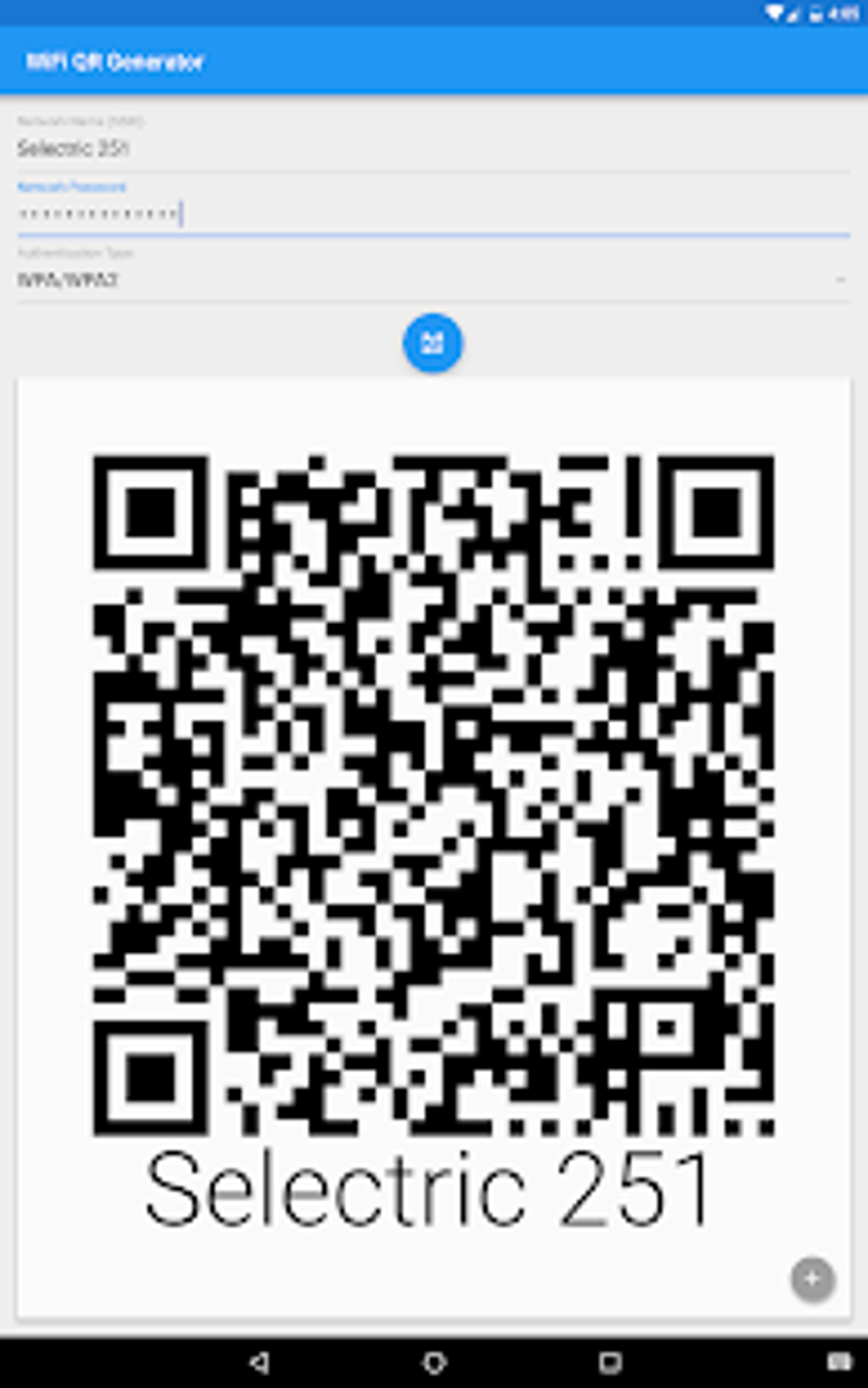 Android Wifi QR Code Generator APK 