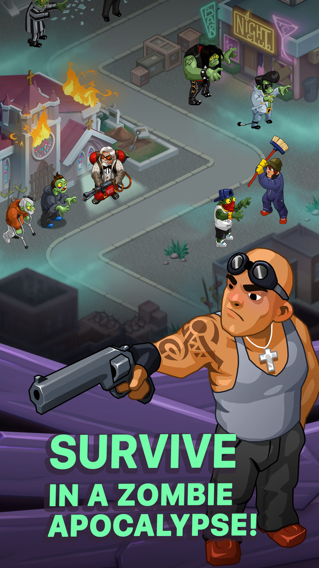 Idle Zombie Survival для iPhone — Скачать