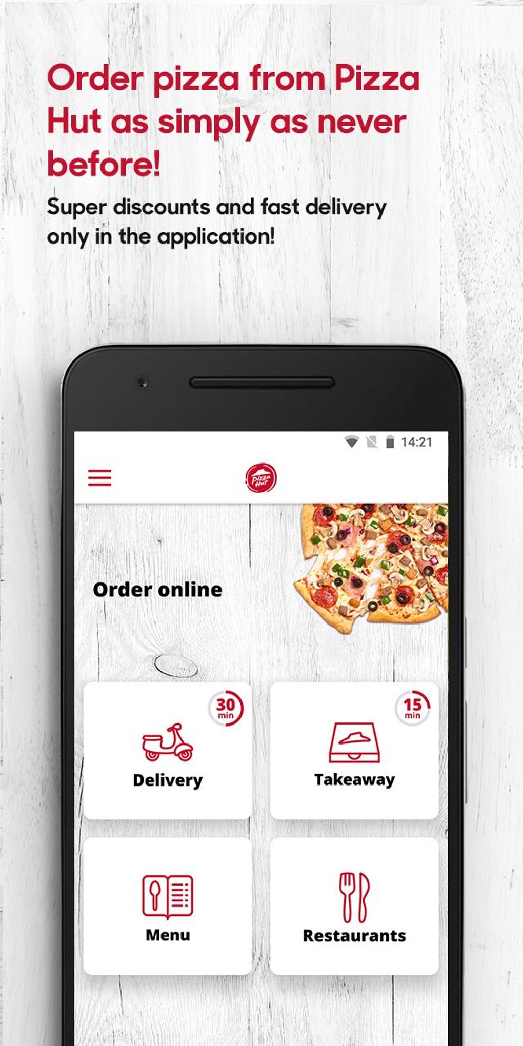 Pizza Hut CZ для Android — Скачать