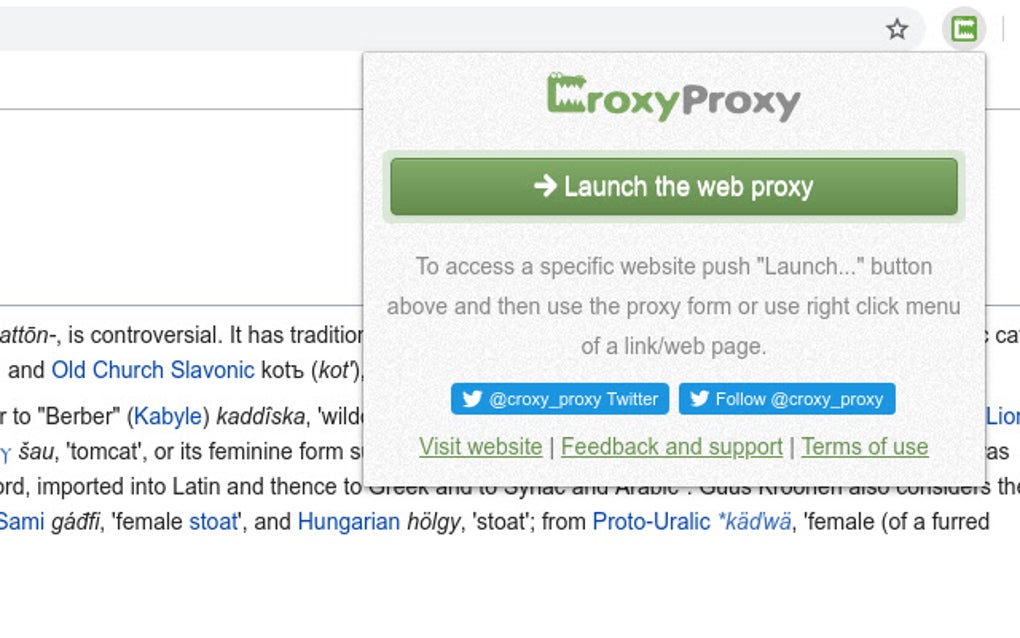 CroxyProxy Free Web Proxy Lite Para Google Chrome - Extensão Download