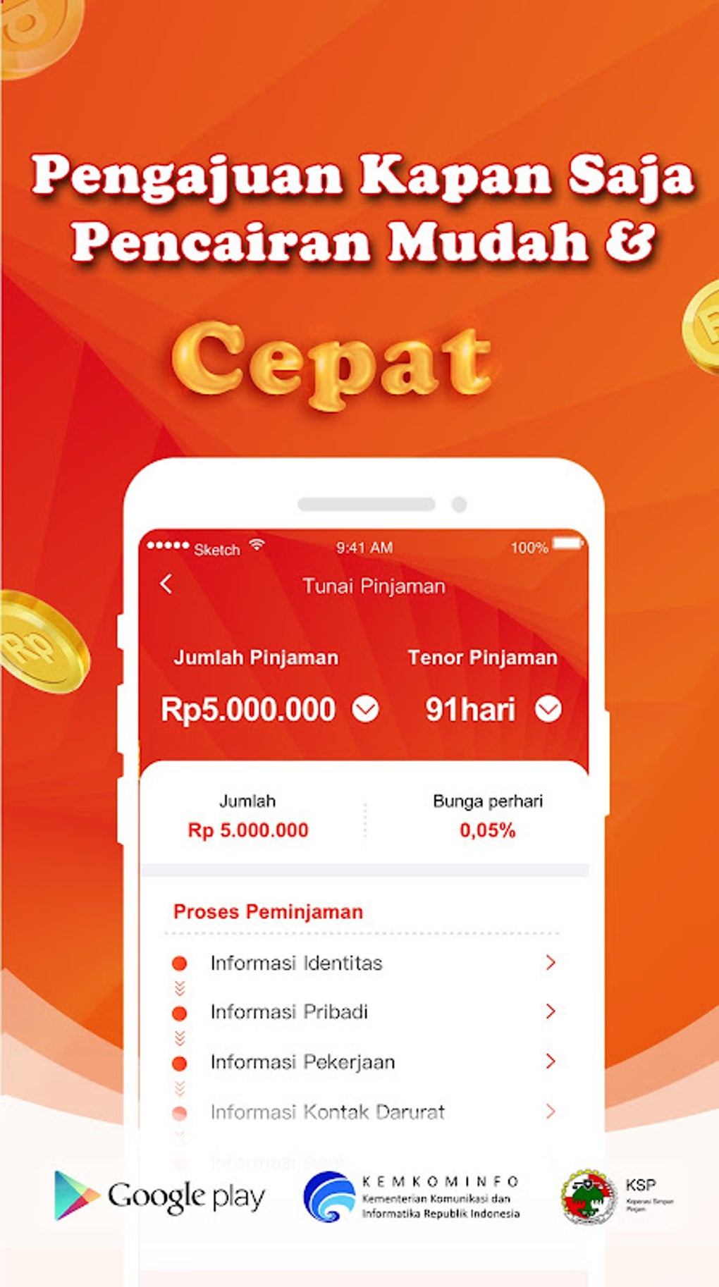 Tunai Pinjaman-Pinjaman Uang Tunai Dana Online APK For Android - Download