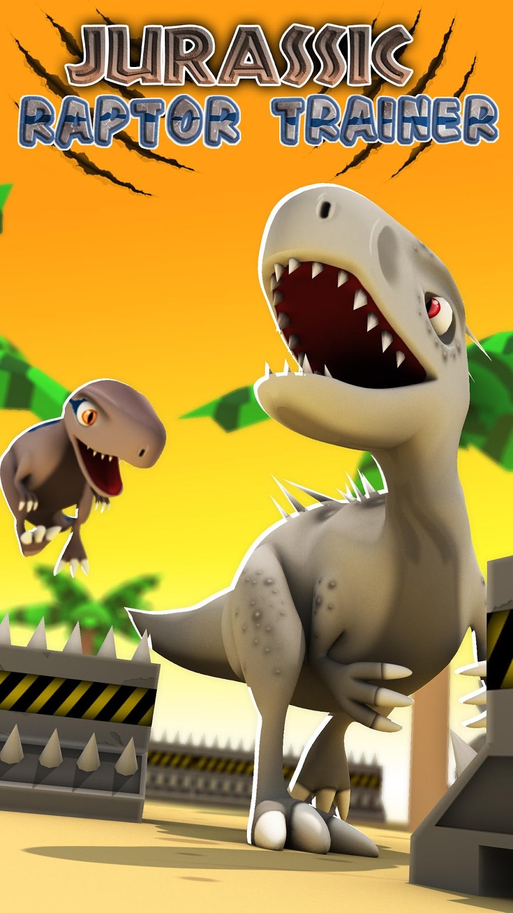 Raptor Run 3D Game 