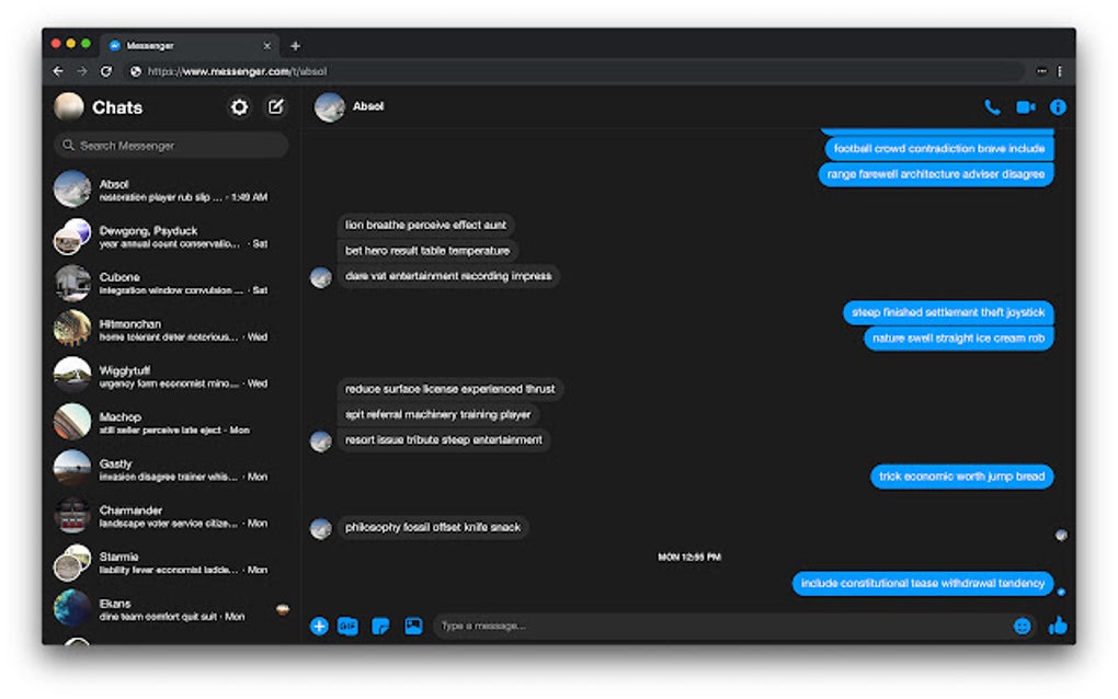 messenger-dark-theme-google-chrome-i-in-eklenti-ndir