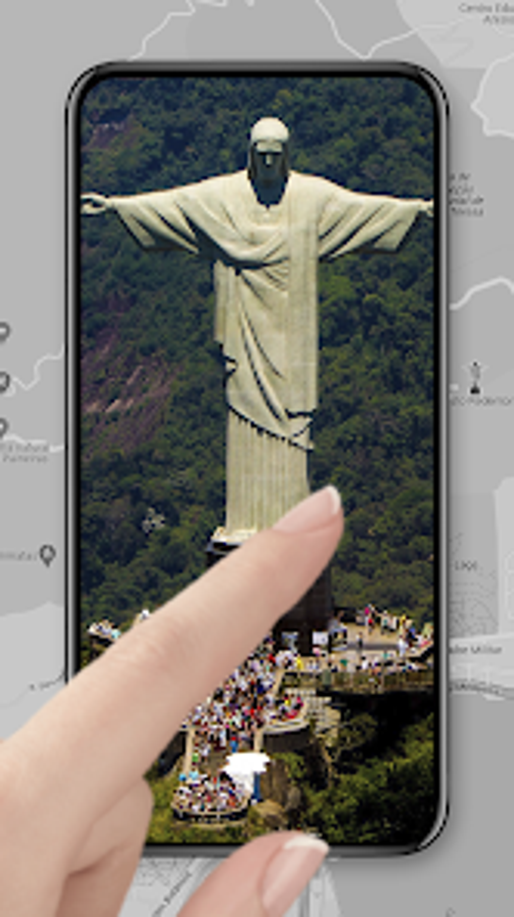 Android I in World Real Map ndir
