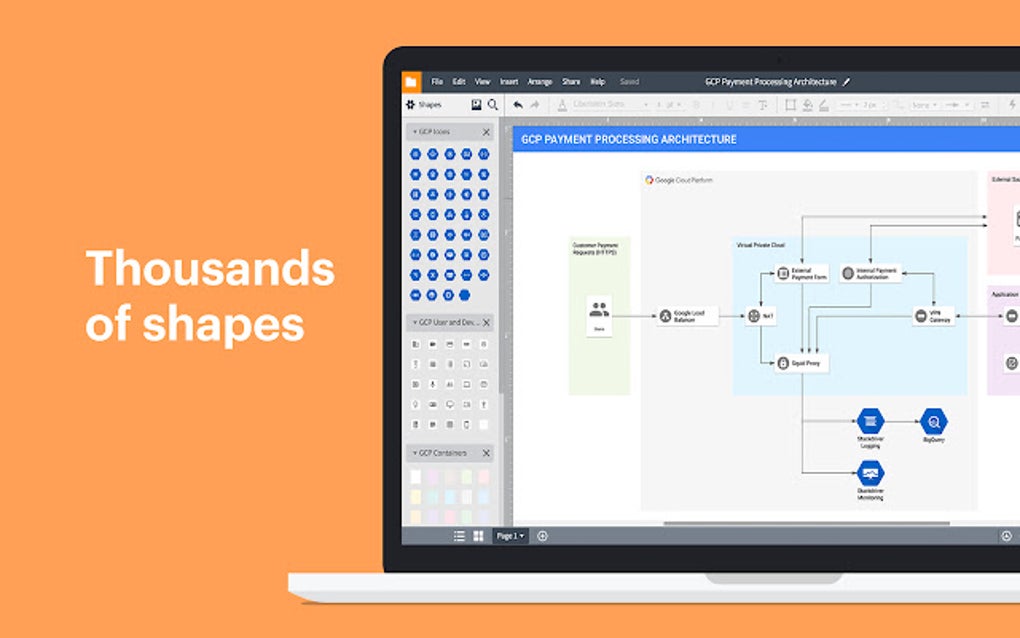 Bibliotecas de formas no Lucidchart – Lucid.co