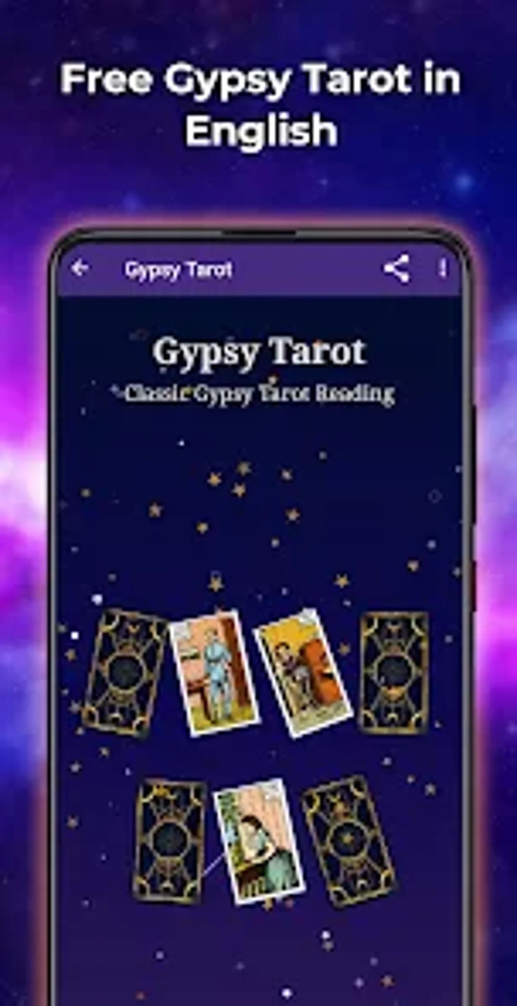 Android Gypsy Tarot Reading Spread 