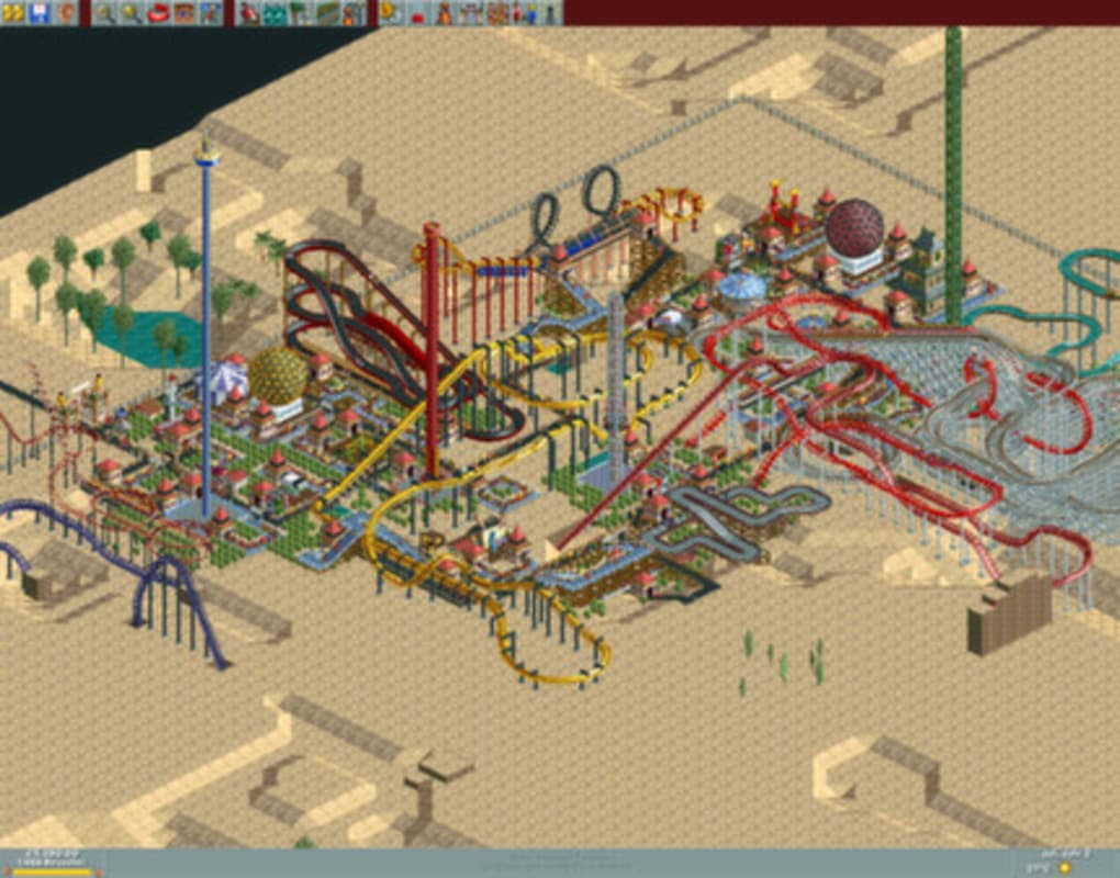 Rollercoaster Tycoon Deluxe Download - the wing coaster in theme park tycoon roblox