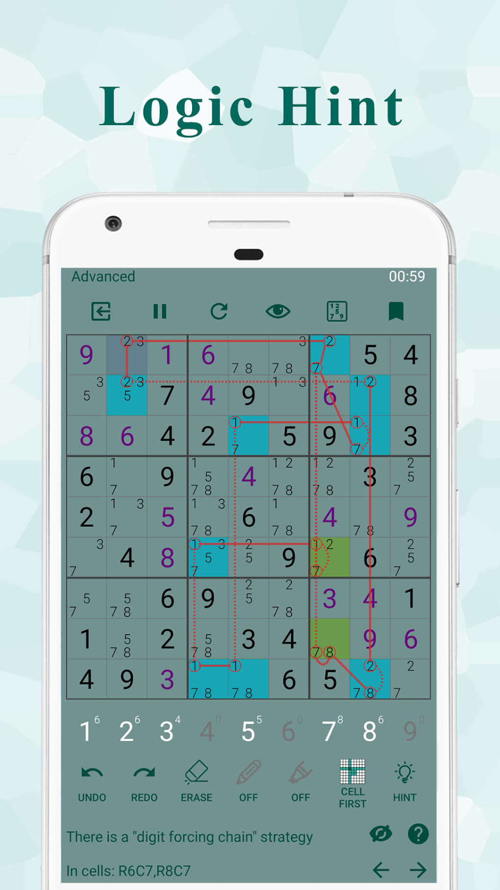 Ninja Sudoku - Logic hint для Android — Скачать