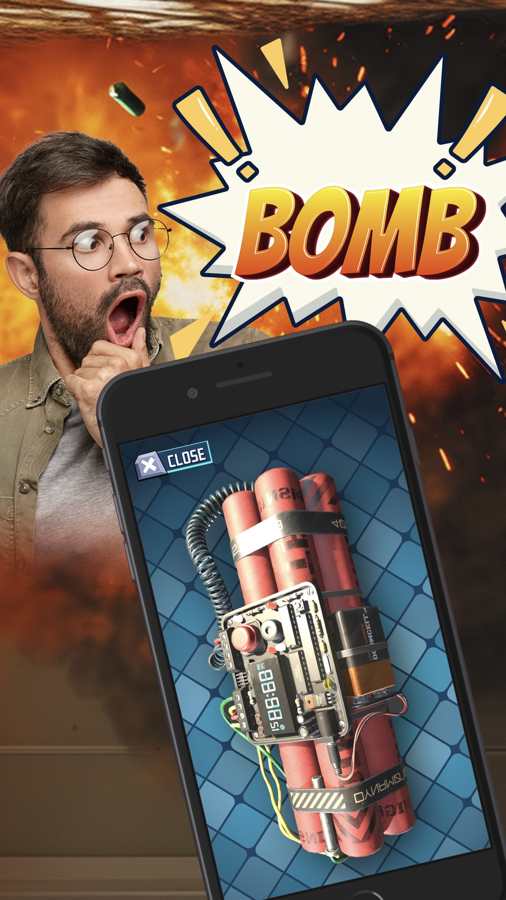 Time Bomb Prank: Gun Simulator for iPhone - Download