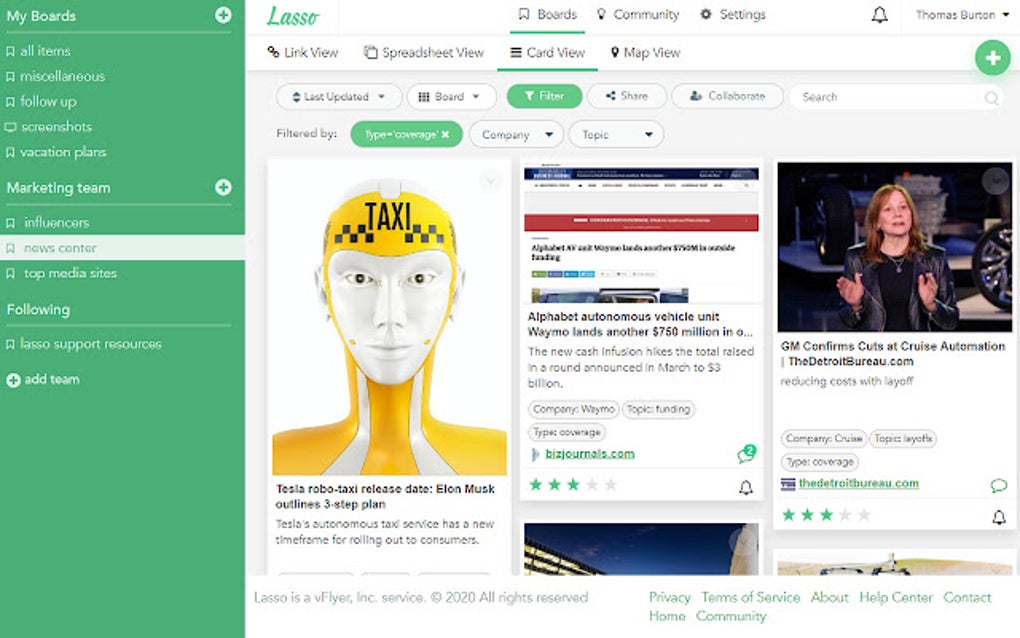 Screenshot & Bookmark Manager by Lasso para Google Chrome Extensión
