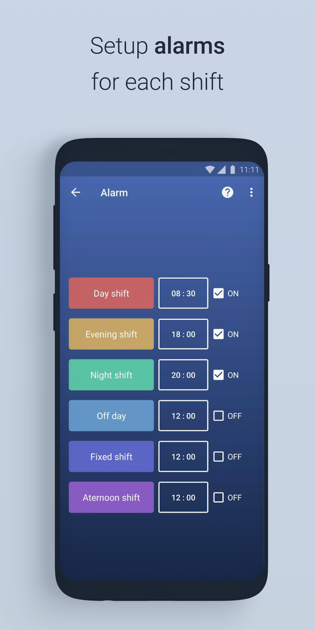 Shift Work Schedule Calendar APK для Android — Скачать