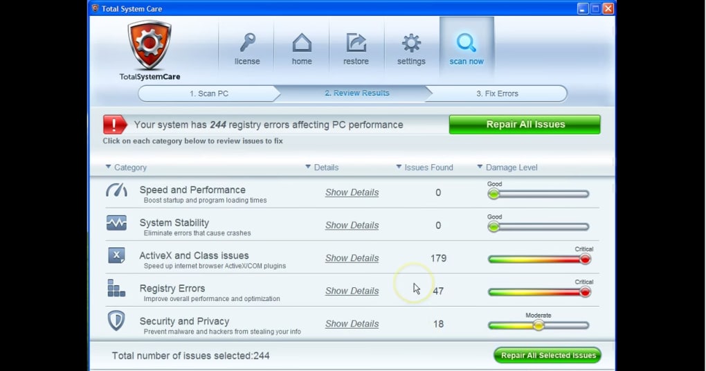 total system care free version