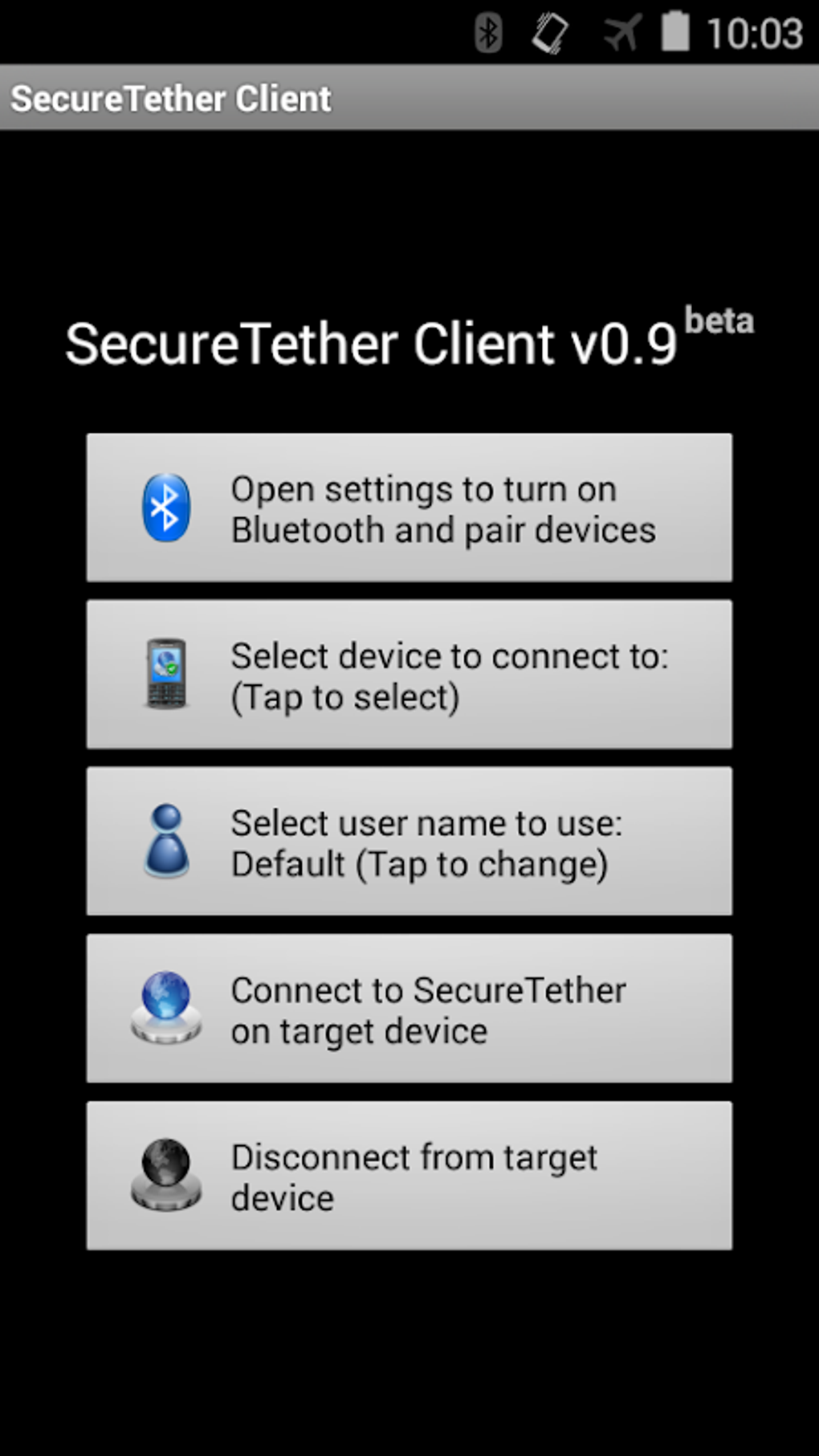 SecureTether Client - Android Bluetooth tethering APK для Android — Скачать