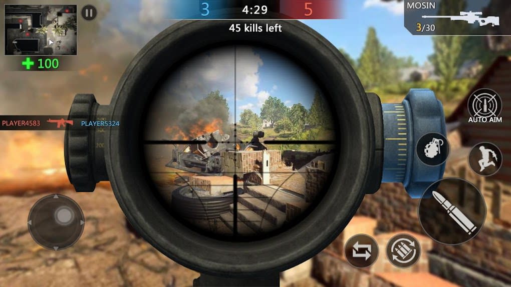 Download Call of WW2 Black Ops War FPS android on PC