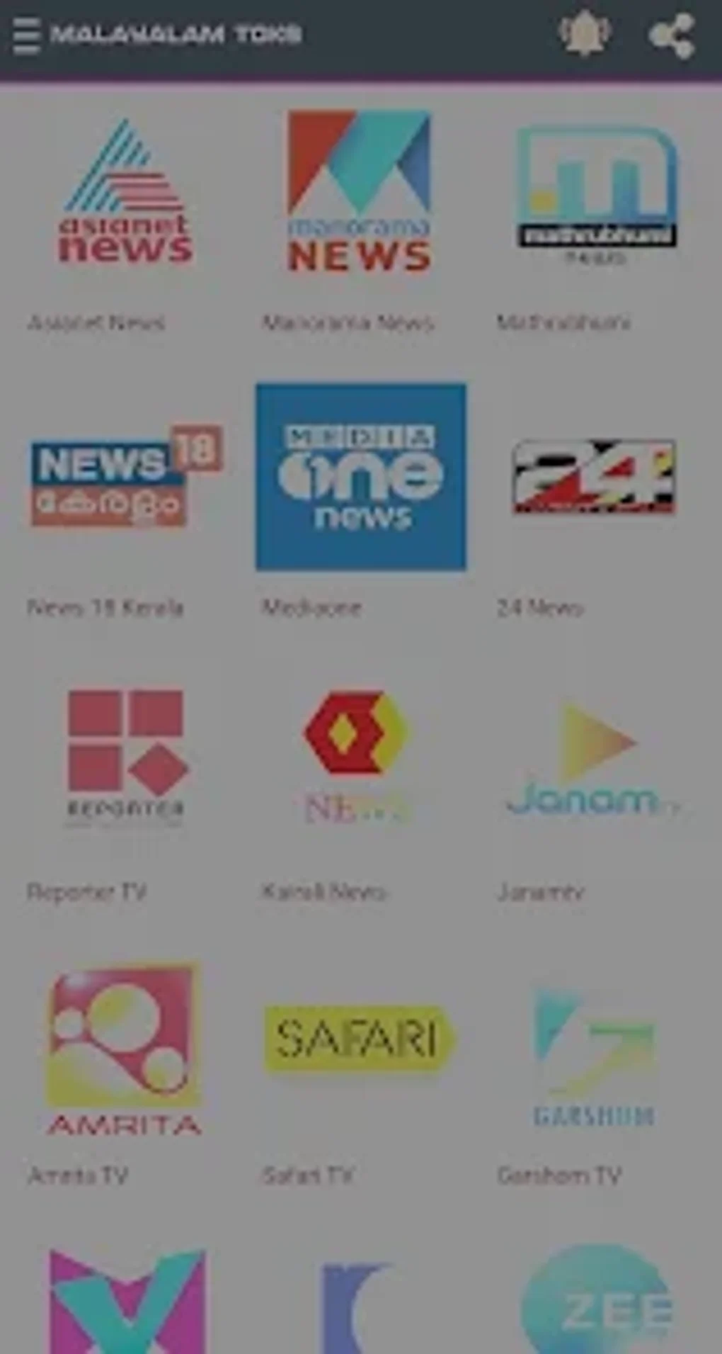 Toks Mallu Live TV for Android Download