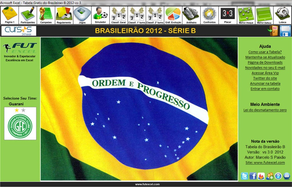 EXCEL] Campeonato Brasileiro 2024