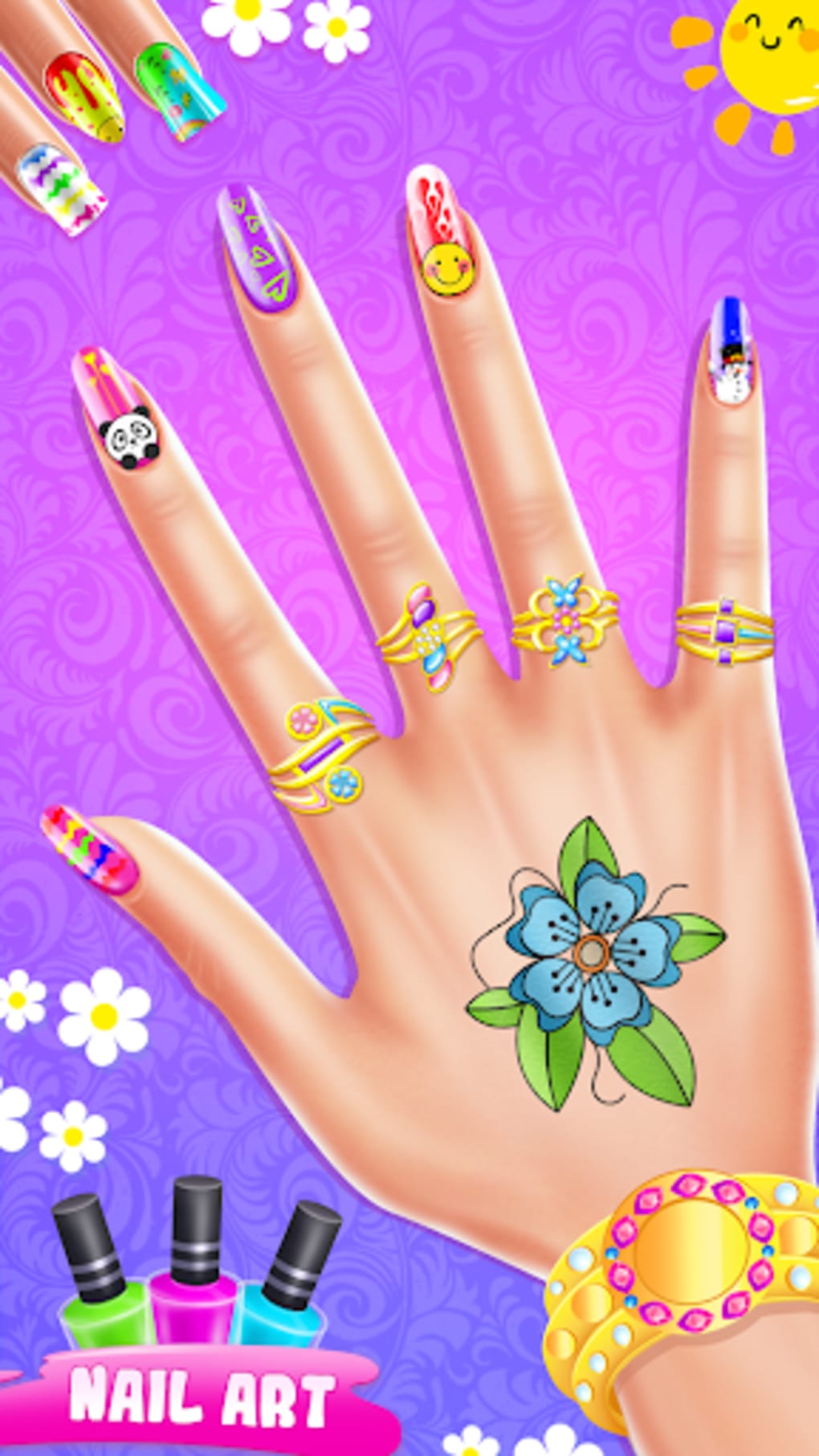 Android için Nail polish game nail art APK - İndir