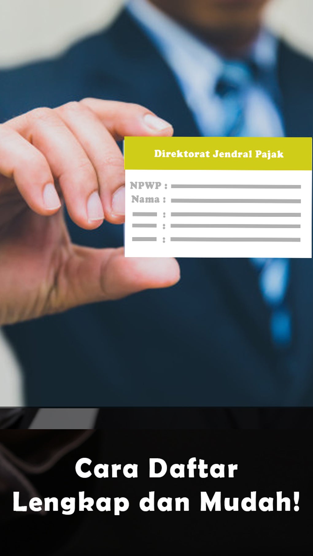 Cara Daftar NPWP Online For Android - Download