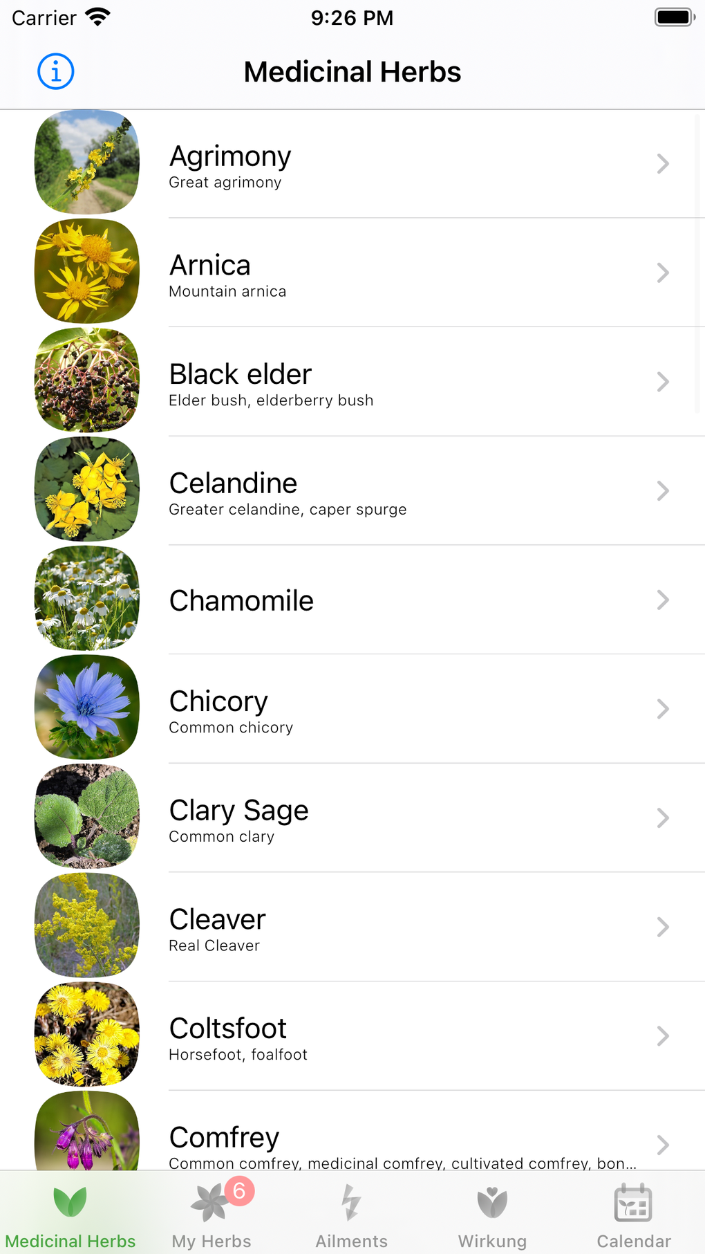 Medicinal Herbs Info para iPhone - Download