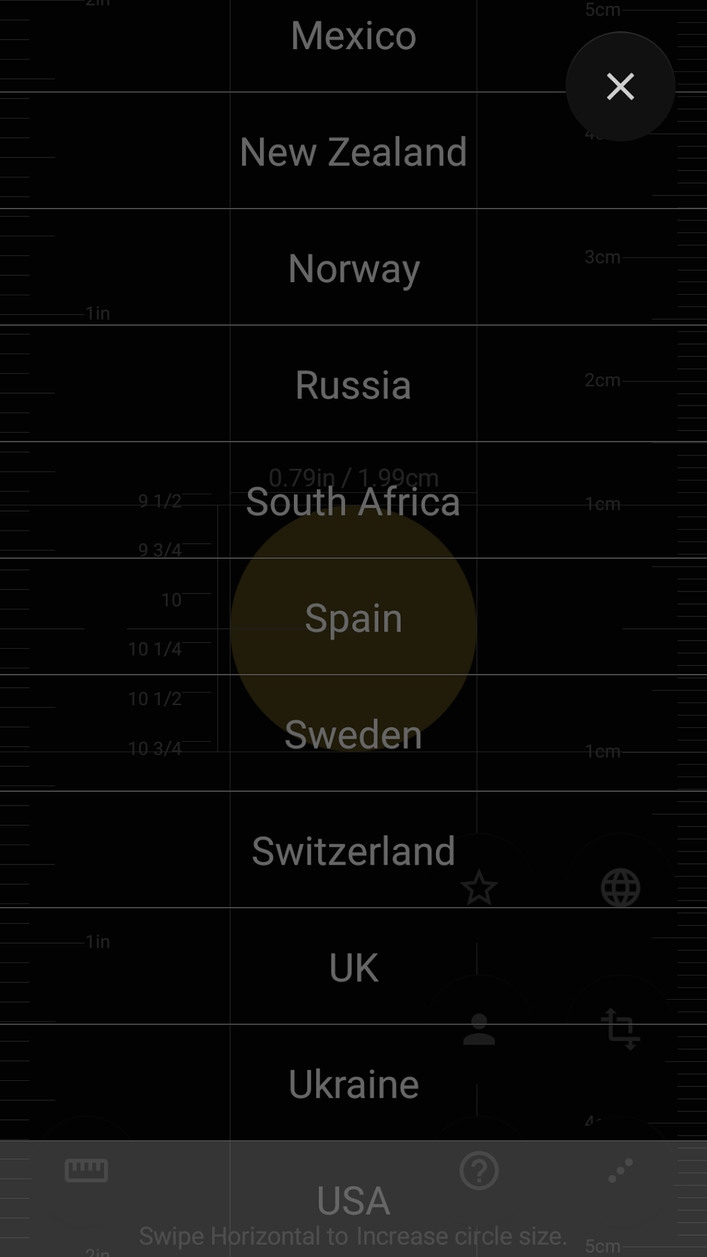 Android size