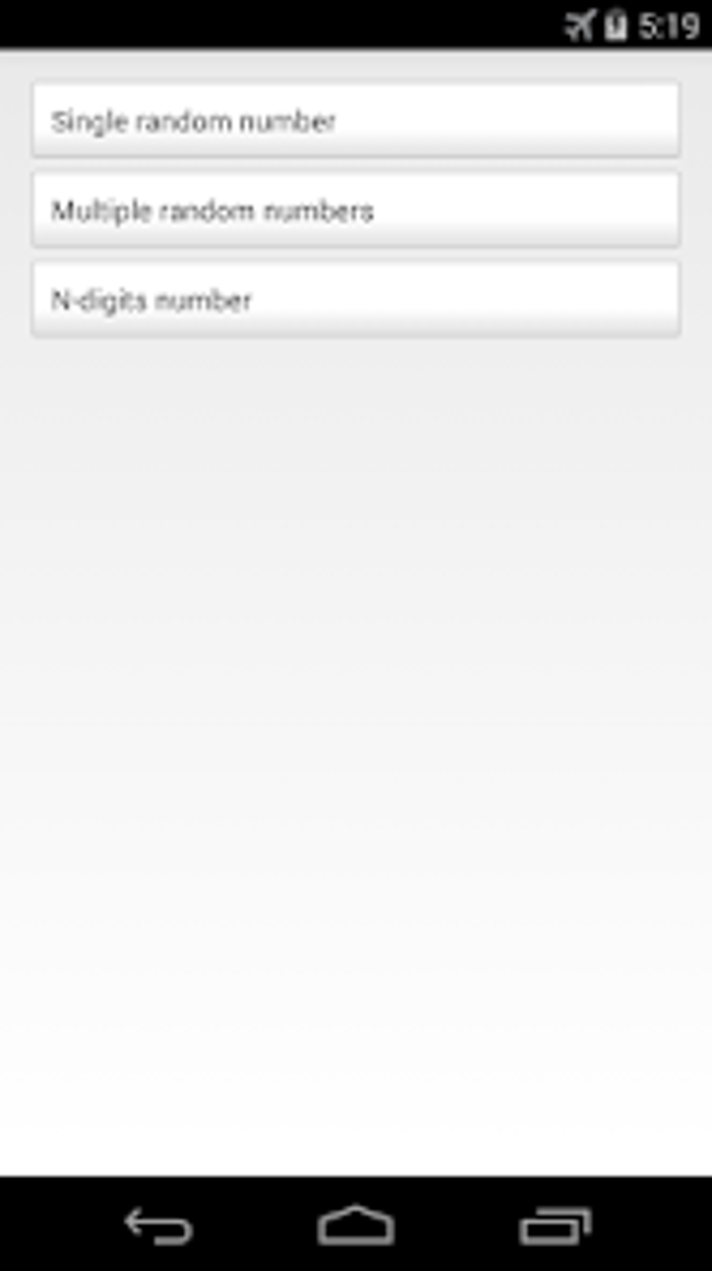 Random number generator pour Android - Télécharger