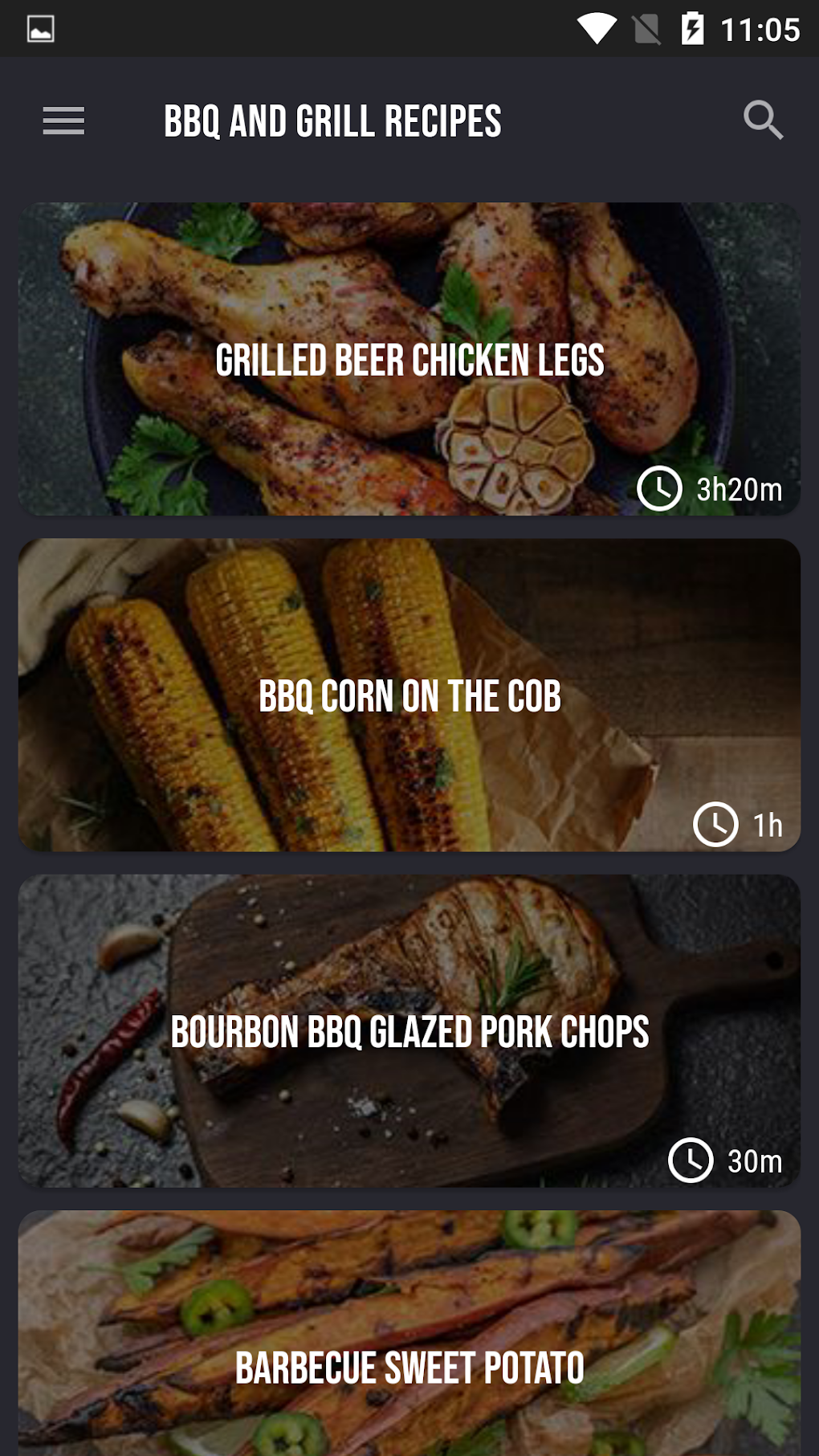 BBQ and Grill Recipes для Android — Скачать