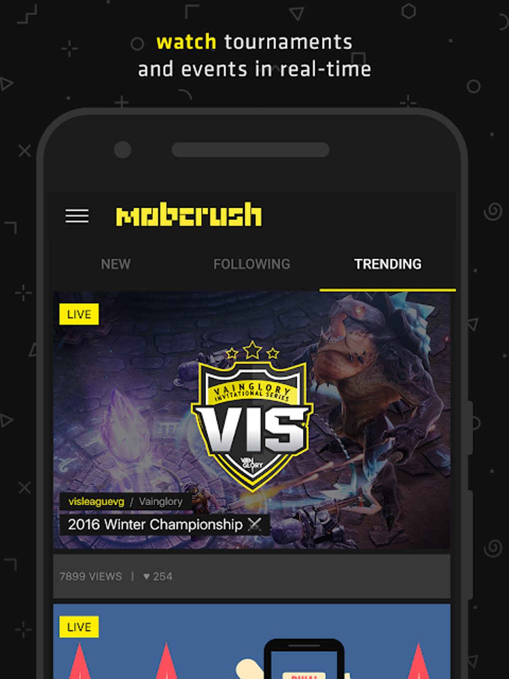 mobcrush livestream games screenshot