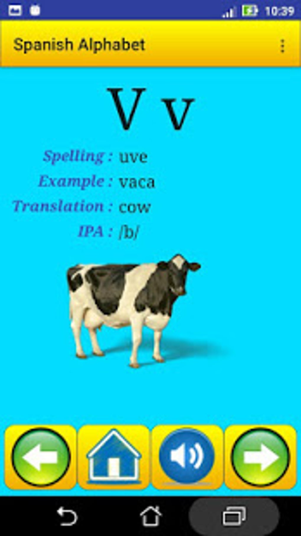 Spanish Alphabet For Students APK For Android Download