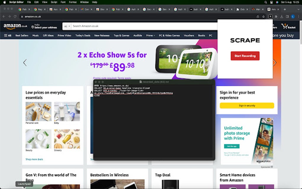 Scrape By Luke สำหรับ Google Chrome - ส่วนขยาย ดาวน์โหลด